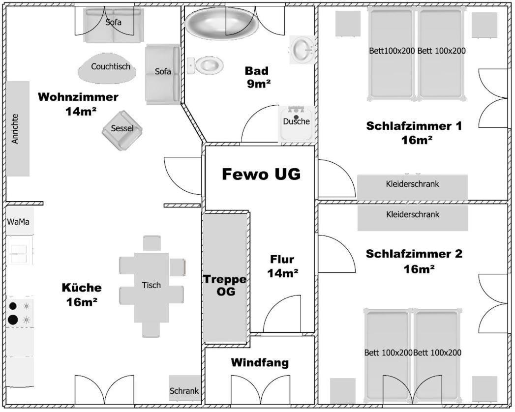 Ferienwohnung Landliebe Leer Eksteriør billede